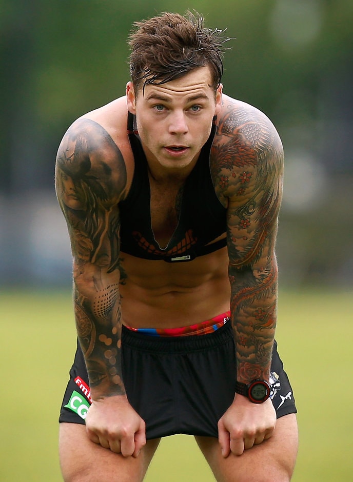 AFL 2015 Training - Collingwood 111115 Jamie Elliott's season will start late due to a back injury - ${keywords}